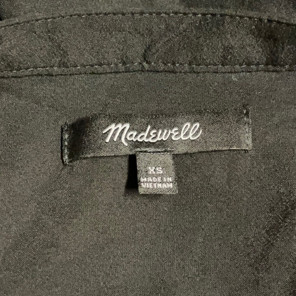 NWOT Madewell Black Blousec - Picture 2 of 11
